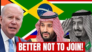 Fearing its Master, Saudi Arabia Opts out of BRICS | Geopolitical Trends