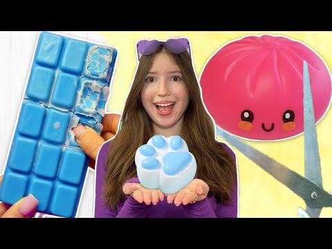 I Tested VIRAL TABA SQUISHY TRENDS! 😱😳✂️ *DIY Taba Squishy Tutorial* 