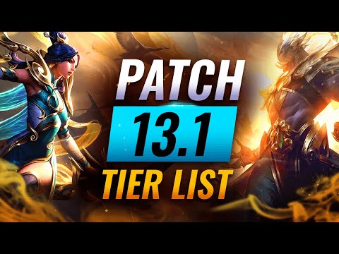 SEASON 13 Tier List: ALL New Buffs & Nerfs - League of Legends Patch 13.1