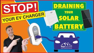 How To Avoid Solar & Battery Supplying EV Charger