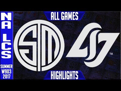 TSM vs CLG Highlights ALL GAMES Week 9 Day 3 NA LCS Summer 2017 Team Solomid vs CLG