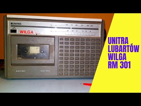 RADIOMAGNETOFON LUBARTÓW UNITRA RM 301 WILGA PLUS CIEKAWOSTKA