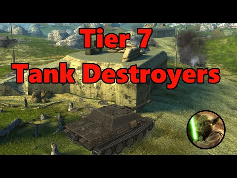 WOTB  -  Tier 7 Tank Destroyers  -  World of Tanks Blitz