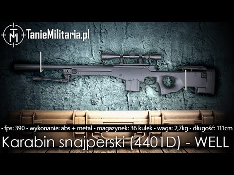 KARABIN SNAJPERSKI L96 (4401D) WELL  - TANIEMILITARIA.PL