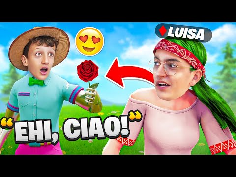 I PRETEND TO BE A GIRL AND TROLLED MY FRIEND GIO ON FORTNITE