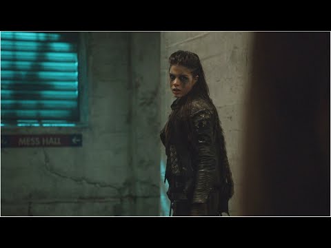 The 100 2x16: Octavia kills two security guards [1080p+Logoless] (Limited Background Music)