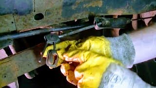 HOW TO REPLACE E-BRAKE CABLE ON TRUCK/CAR INSTALL NEW PARKING EMERGENCY ebrake replace 2nd gen ram