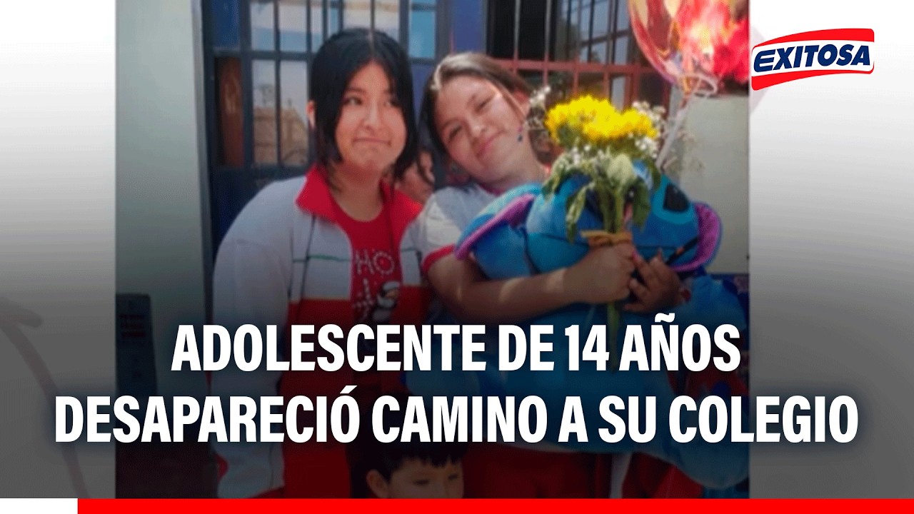 🔴🔵 Adolescente de 14 años desapareció camino a su colegio en Villa El Salvador: Familia pide apoyo