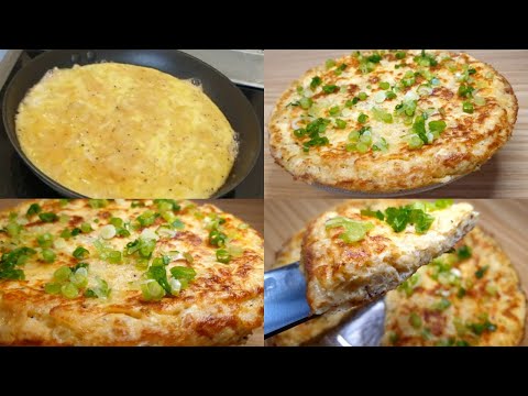Spanish Omelette Recipe Without Potatoes | Easy Omelette Without Potatoes | Quick Breakfast Recipe