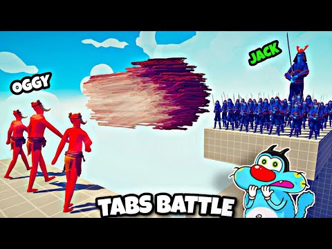 OGGY 5X SPEAR GOD VS JACK ALL UNIT - Totally Accurate Battle Simulator