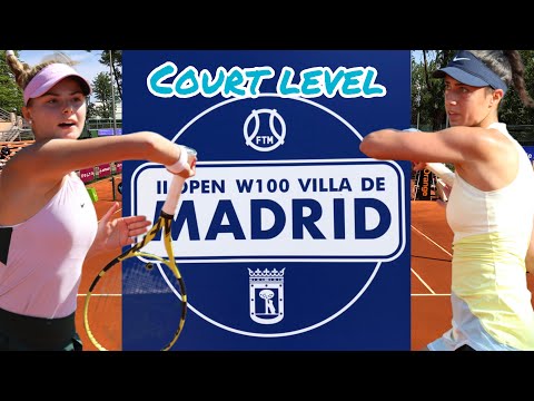 🇷🇸O. DANILOVIC VS 🇺🇦K. ZAVATSKA - COURT LEVEL #wta #tenis #2023 #madrid #españa #wtatour #spain
