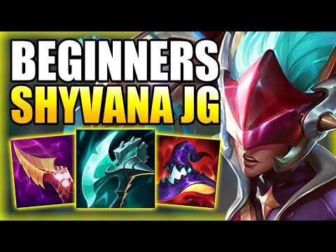 HOW TO PLAY SHYVANA JUNGLE & CARRY FOR BEGINNERS IN S12! Best Build/Runes S+ Guide League of Legends