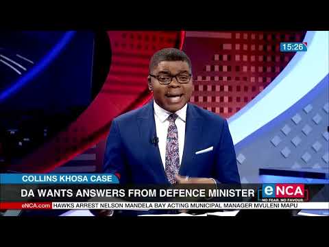 DA wants answers from defence minister