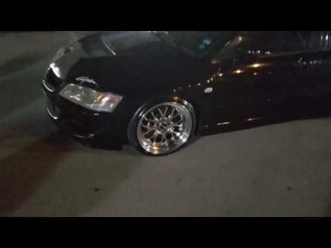 877-544-8473 2004 Mitsubushi Lancer Evolution 18 Inch 18x9.5 F1R F21 Hyper Black Rims Free Shipping