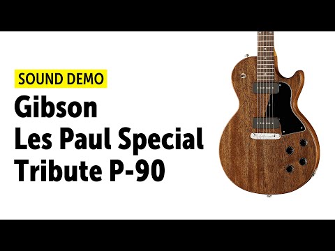 Gibson Les Paul Special Tribute P-90 - Sound Demo (no talking)