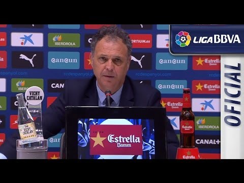 Rueda de Prensa | Press Conference de Caparrós tras el RCD Espanyol (0-0) Levante UD - HD