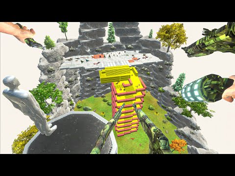 FPS PERSPECTIVE AVATAR VS FANTASY TOWER OF DOOM- Animal Revolt Battle Simulator