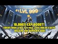 10 000x EXP BOOST I Went From Level 1 To MAX LEVEL 999 In 3 Days Became The Server S GOD