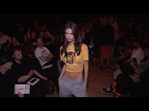 Emily Ratajkowski, Jordan Barrett and more at Paco Rabanne Fashion Show