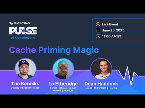 Cache Priming Magic!