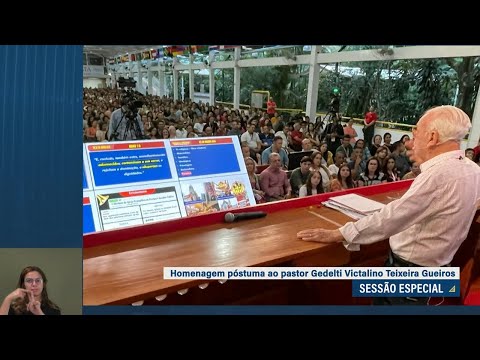 Senado faz homenagem póstuma ao fundador da Igreja Cristã Maranata