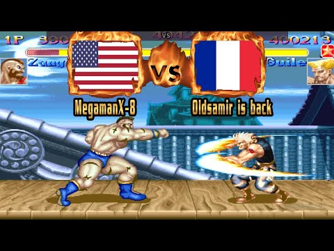 Super Street Fighter 2x - MegamanX-8 (USA) VS (FRA) Oldsamir is back [ssf2xj] [Fightcade]