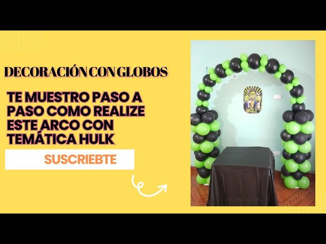 Vídeo relacionado con Globos de Hulk para cumpleaños, decoración de cumpleaños de Hulk, globos de látex y de foil de Hulk, decoraciones de fiesta de Hulk, decoración para pastel, mantel y fondo de Hulk, suministros de