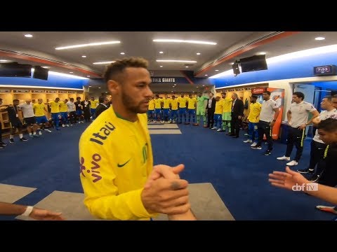 BASTIDORES da Seleção Brasileira na vitória contra os Estados Unidos