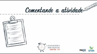 Comentando atividades: o Cólera