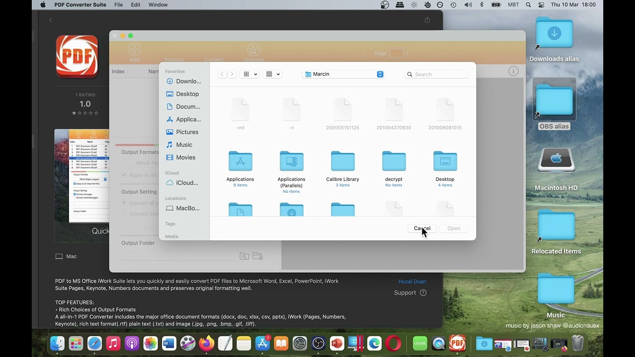 PDF Converter Suite App [MAC] Basic Overview - Mac App Store