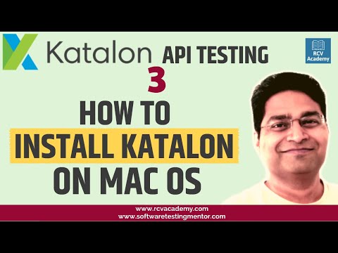 Katalon Studio API Testing 3 Installing Katalon Studio on MacOS