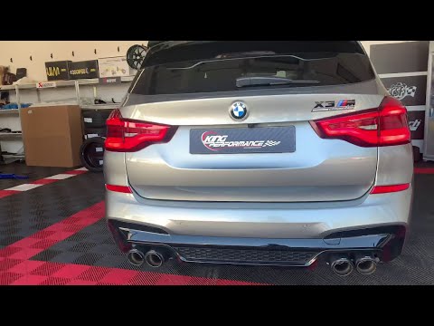 Akrapovic Slipon Endschalldämpfer für BMW X3 M competition mit OPF.