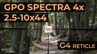 Video: GPO Spectra 4X 2.5-10x44 SFP Belyst G4i Drop Kikarsikte