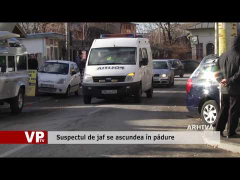 Suspectul de jaf se ascundea în pădure