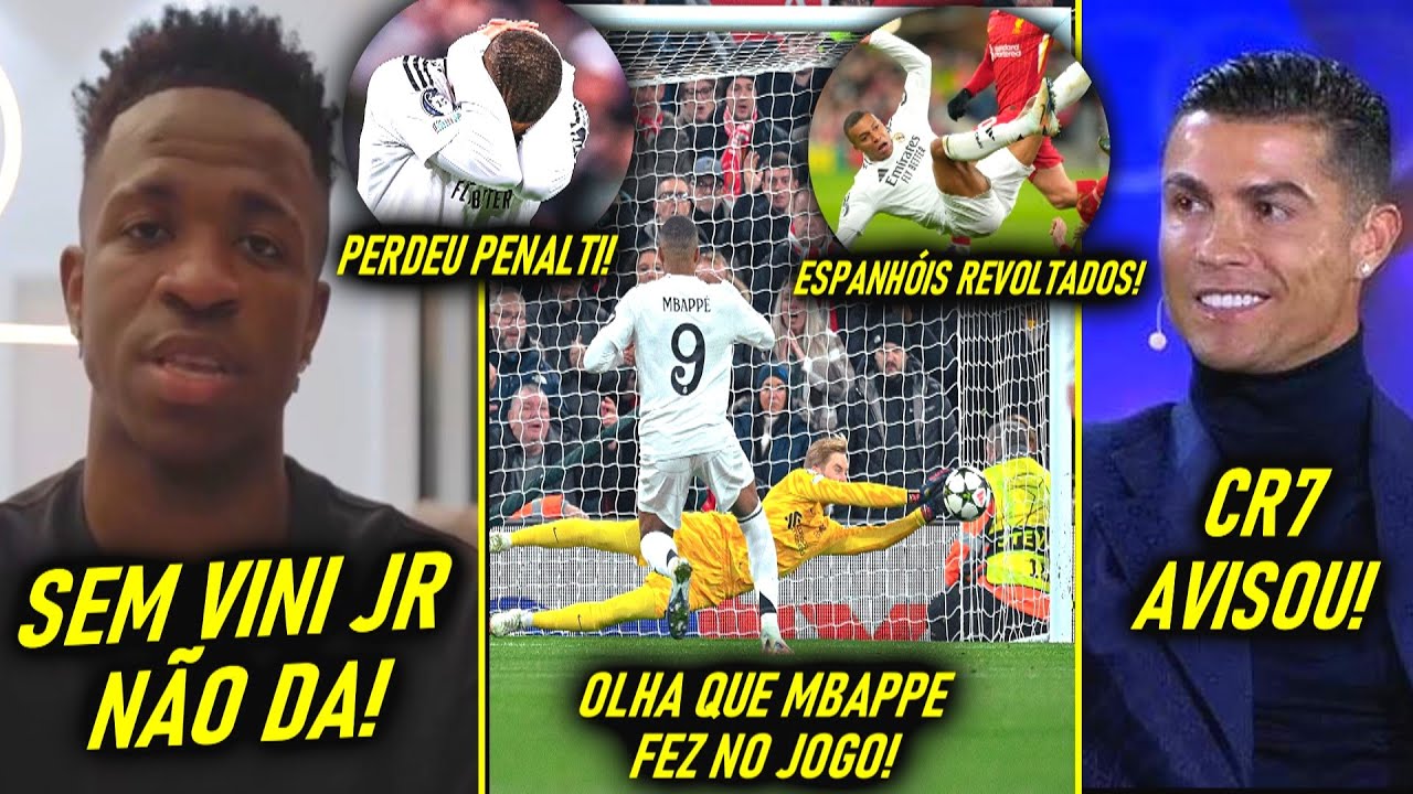 CR7 AVISOU! - ESPANHÓIS FURIOSOS! - MBAPPE PERDE PÊNALTI e OLHA REAÇÃO do MUNDO do FUTEBOL!