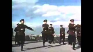 Russian Soldiers Dance To Love Song by Simple Minds