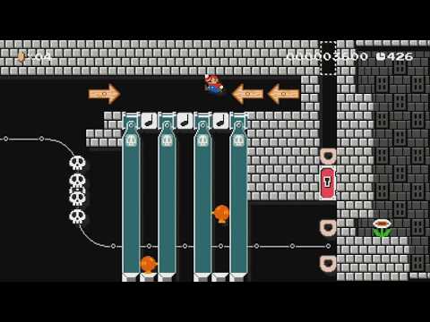 砲台を抜けてクッパまで！ Bowser&BillBlaster！ by ARALE - SUPER MARIO MAKER - NO COMMENTARY 1bg
