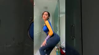 Braless no bra bouncy bouncing boobs dancing tiktok nip slip boob