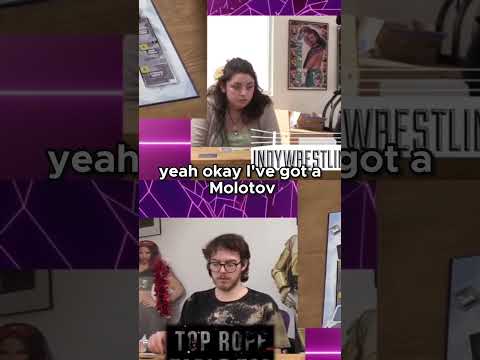 Wrestlers vs The Thing… and Fire?! 🔥😂