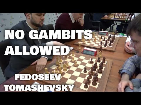 Solid opening for world blitz match | Fedoseev - Tomashevsky
