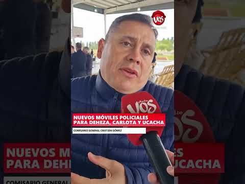 GENERAL DEHEZA: NUEVOS MÓVILES POLICIALES PARA DEHEZA, CARLOTA Y UCACHA.