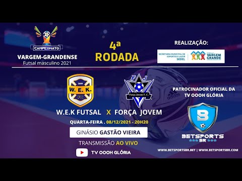 W.E.K. x Força Jovem (4ª rodada) - Campeonato Vargem-grandense de Futsal 2021