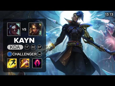 Kayn vs Nidalee Jungle - EUW Challenger - Pastch 13.13 Season 13