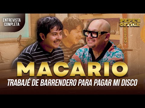 Macario: Trabajé de barrendero para pagar mi disco | Pepe's Office