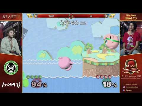 BEAST 7 - Tengil (Jigglypuff) Vs. rax (Jigglypuff) - Pool C3 - Melee Singles