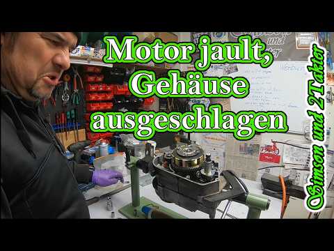 Simson S51 Motor jault, Gang pfeift, Simmeringe undicht, Kupplungswelle verschlissen. Gehäuse defekt