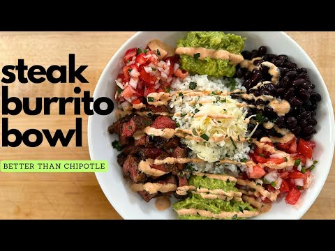 Savoring Wellness: Hearty Steak Burrito Bowl for a Nutrient-Packed Delight