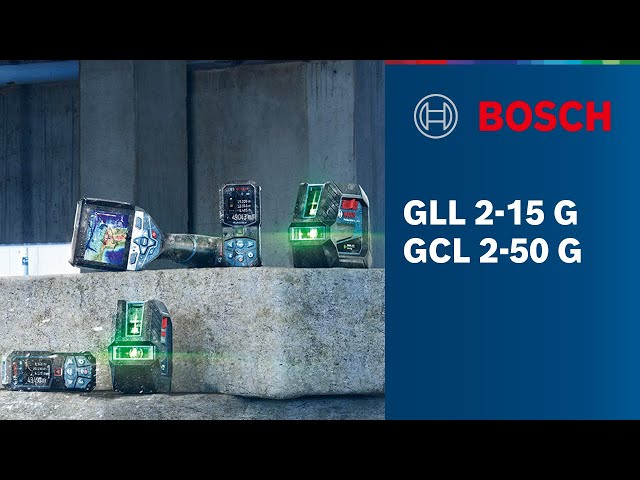 Laser vert points et lignes GCL 2-50 G + trépied Bosch