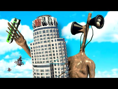 GTA 5 - SIREN HEAD zerstört LOS SANTOS!!