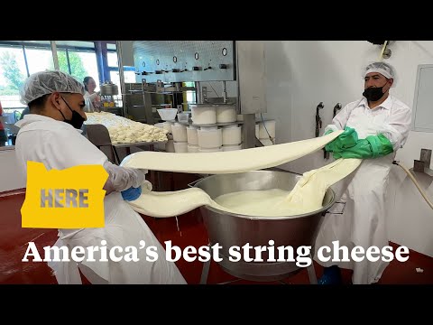 Watch America's best string cheese get made at this Oregon creamery